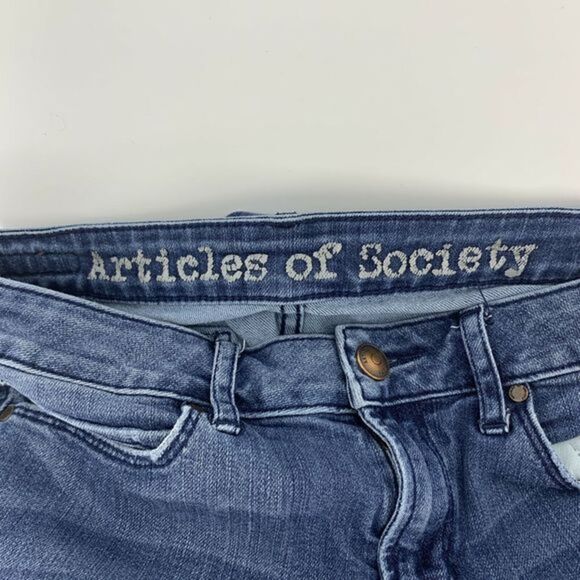 Articles of Society Size 27 Blue Jeans Stretch - Picture 4 of 7